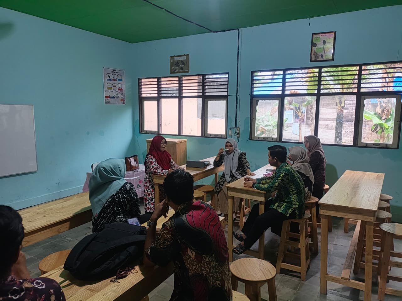 Gerak Cepat, Panitia Ujian Madrasah MTsN 2 HSS Matangkan Pembagian Tugas Jelang Pelaksanaan Pekan Depan